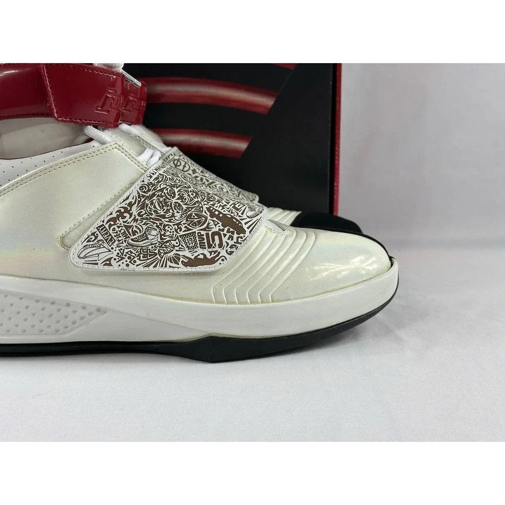 Nike Air Jordan 20 OG 'White Varsity Red' 2005 Men's 310455-161 Size 12